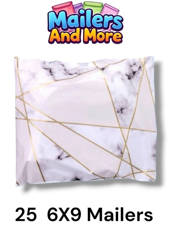 Other - 25 6X9 Poly Mailers Marble Shipping Envelopes PRICE IS FIRM